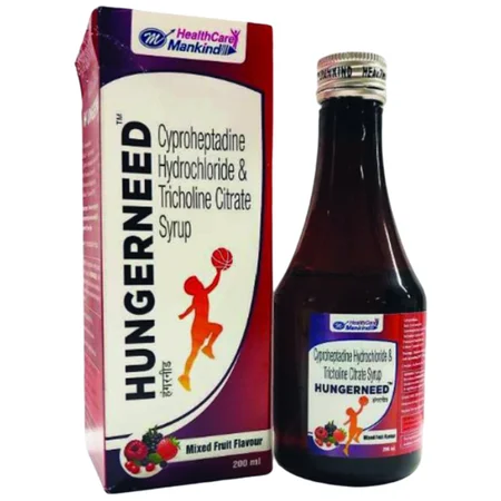 Hungerneed Mixed Fruit Flavour Syrup 200 ml