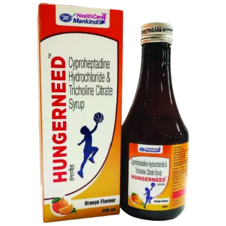 Hungerneed Orange Flavour Syrup 200 ml