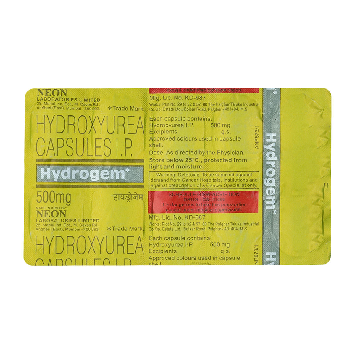 Buy Hydrogem Capsules 10's Online