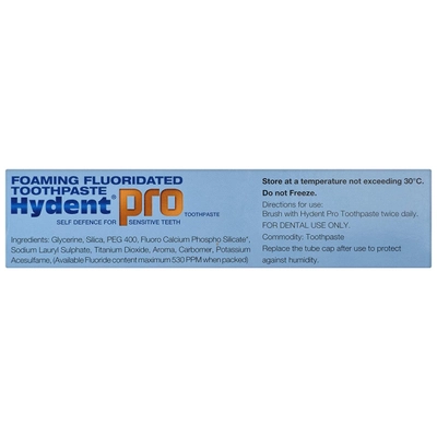 Hydent Pro Toothpaste 40 gm, Pack of 1