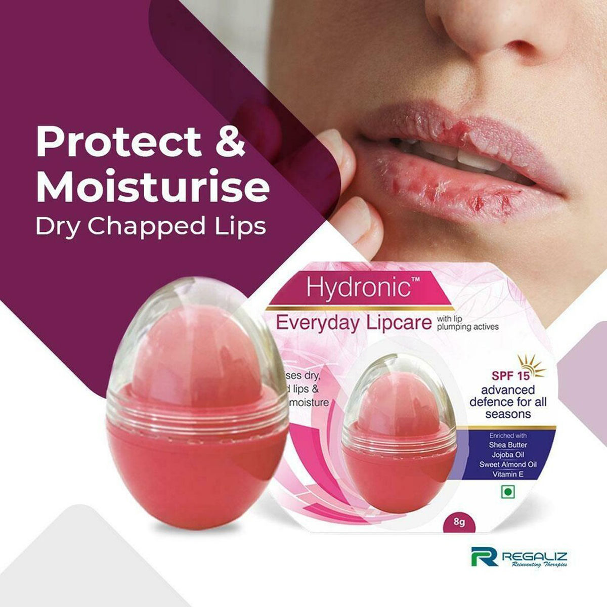 Hydronic SPF 15 Lip Balm 8 gm Price, Uses, Side Effects, Composition