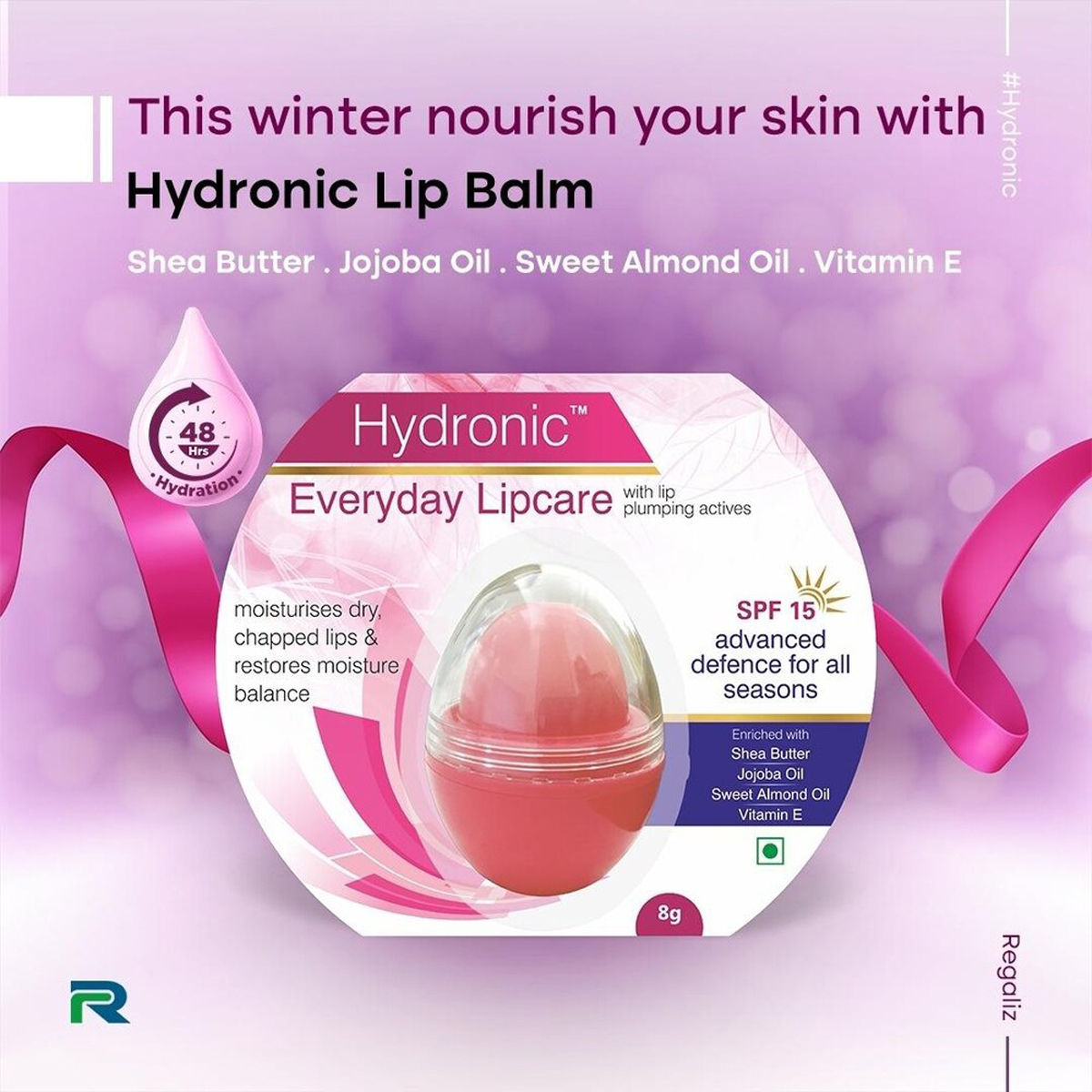 Hydronic SPF 15 Lip Balm 8 gm Price, Uses, Side Effects, Composition