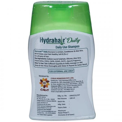 Hydrahair Daily Use Shampoo 100 ml, Pack of 1