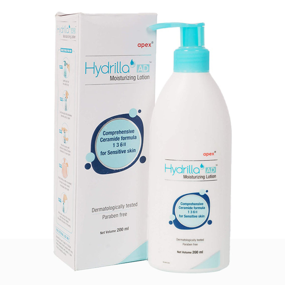 Hydrilla Ad Moisturizing Lotion 200 ml, Pack of 1 Hydrilla Ad Moisturizing Lotion 200 ml, Pack of 1