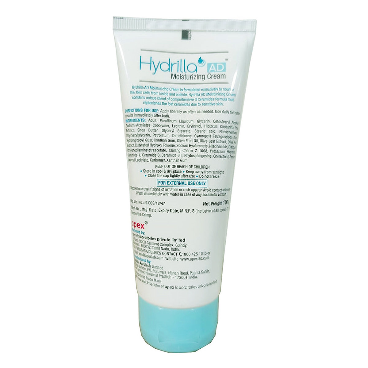 Hydrilla Ad Moisturizing Cream 100 gm, Pack of 1 Hydrilla Ad Moisturizing Cream 100 gm, Pack of 1