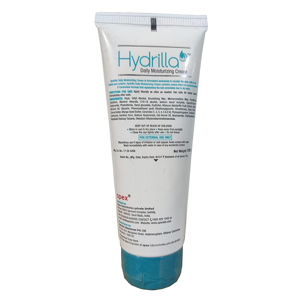 Hydrilla Daily Moisturizing Cream 100 gm, Pack of 1 Hydrilla Daily Moisturizing Cream 100 gm, Pack of 1