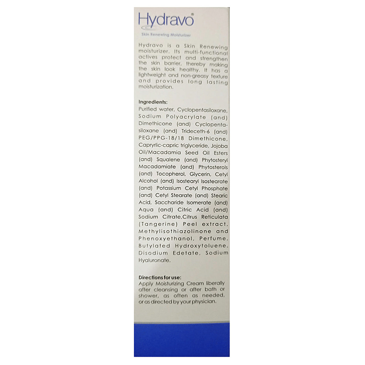 Hydravo Skin Renewing Moisturizer Cream 50 gm, Pack of 1 Hydravo Skin Renewing Moisturizer Cream 50 gm, Pack of 1