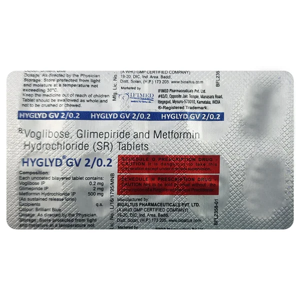 Hyglyd GV 2/0.2 Tablet 10's