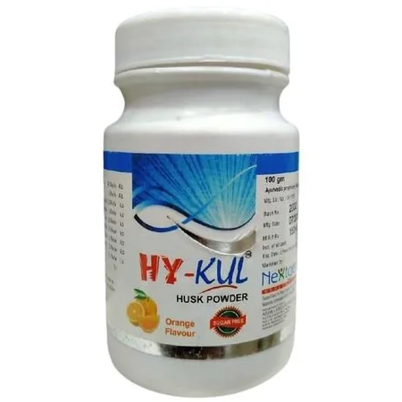 Hy-Kul S/F Orange Flav Husk Powder 100Gm (Nextgen)