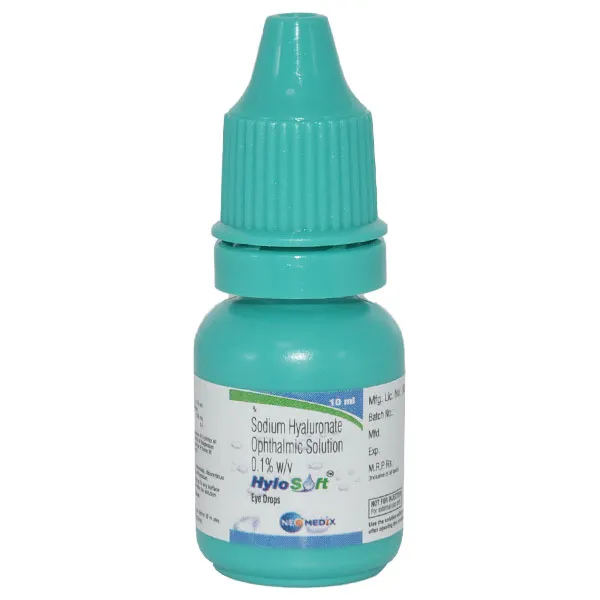 Hylosoft Eye Drops 10 ml, Pack of 1 EYE DROPS