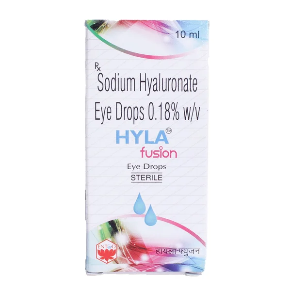 Hyla Fusion Eye Drops 10 ml, Pack of 1 EYE DROPS
