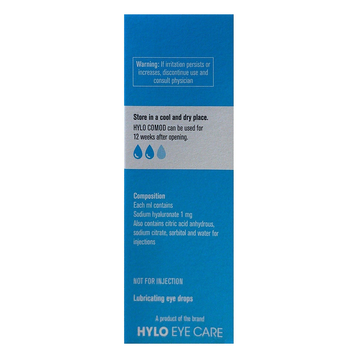 Hylo Comod Eye Drops 10 ml, Pack of 1 