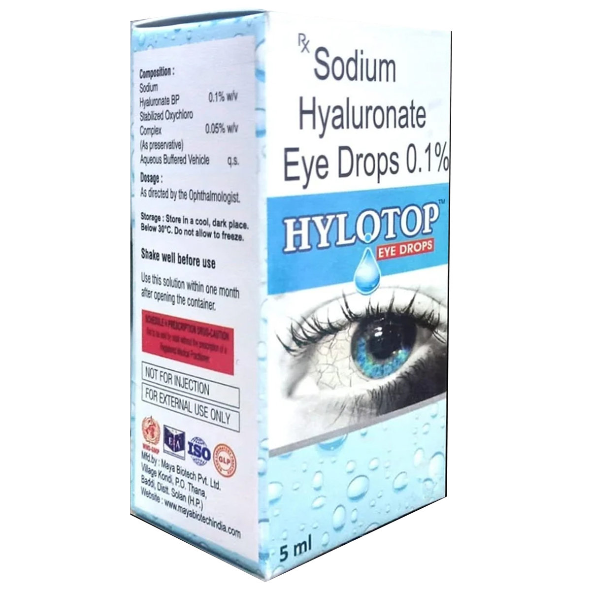 Hylotop Eye Drops 5 ml, Pack of 1 EYE DROPS Hylotop Eye Drops 5 ml, Pack of 1 EYE DROPS