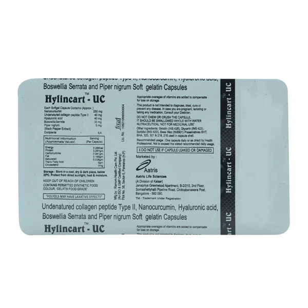 Hylincart-Uc Softgel Cap 10'S