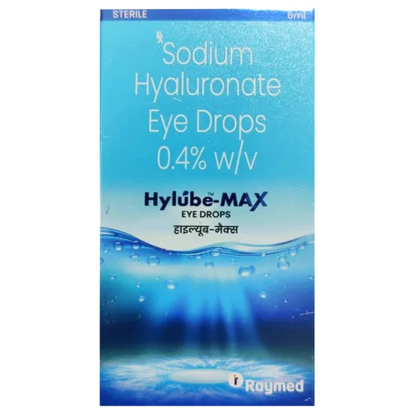 Hylube-Max Eye Drops 5 ml, Pack of 1