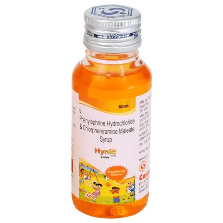 Hynic Strawberry Flavour Syrup 60 ml