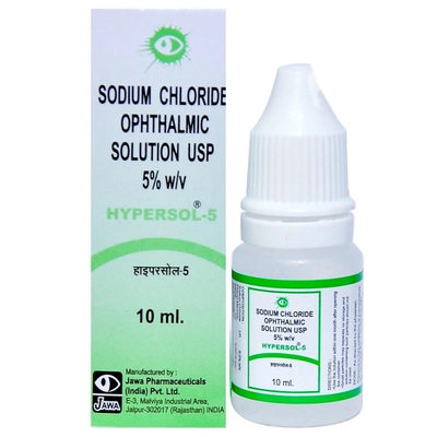 Hypersol-5 Ophthalmic Solution 10 ml, Pack of 1 Eye Drops