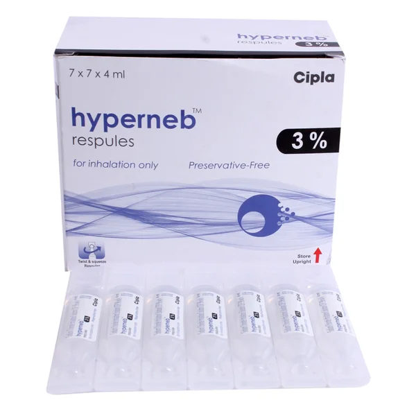 Hyperneb 3% Respules 7 x 4 ml, Pack of 7 RESPULESS