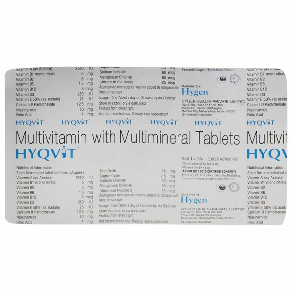 Hyqvit Tablet 15's, Pack of 15