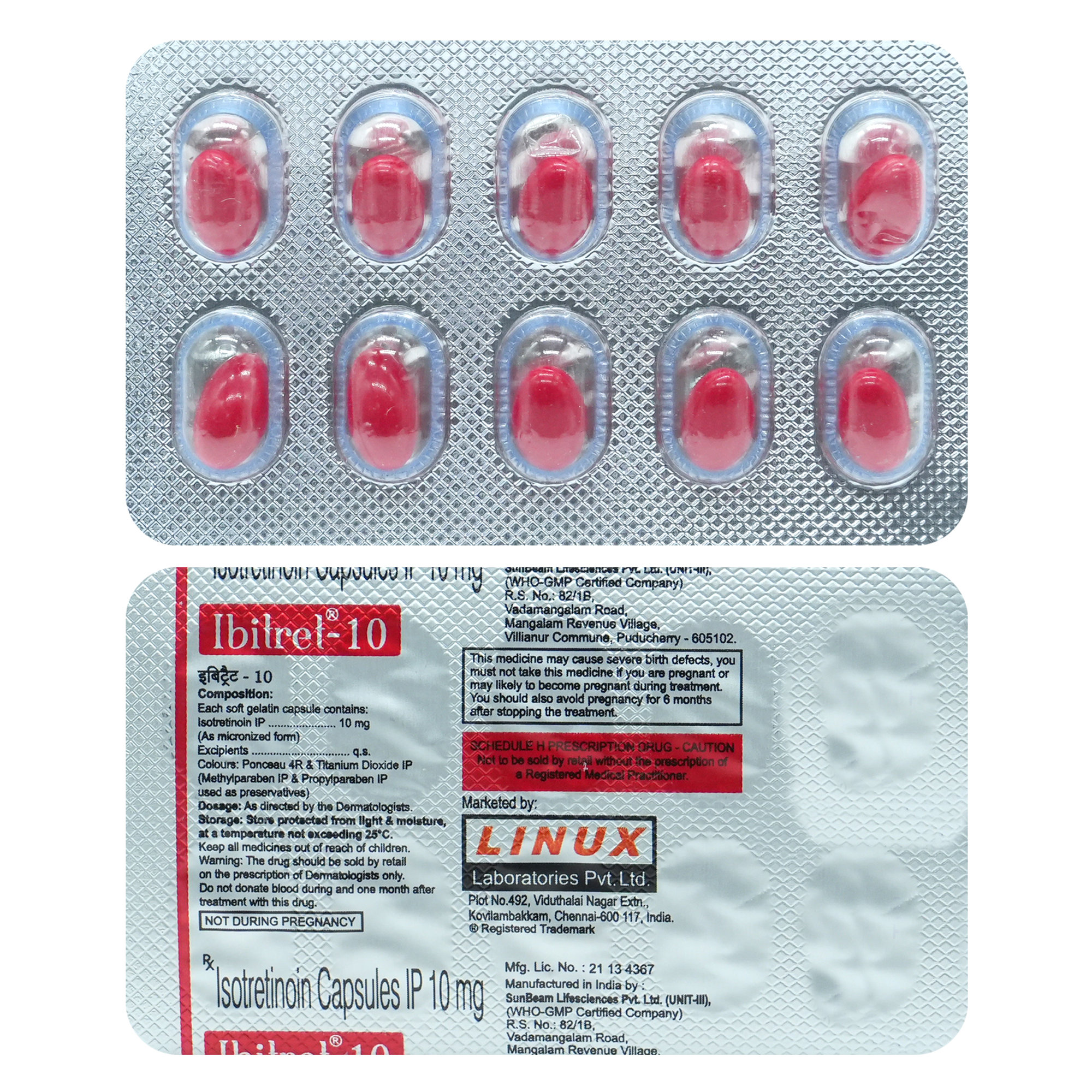 Ibitret-10 Capsule 10's, Pack of 10 CapsuleS Ibitret-10 Capsule 10's, Pack of 10 CapsuleS