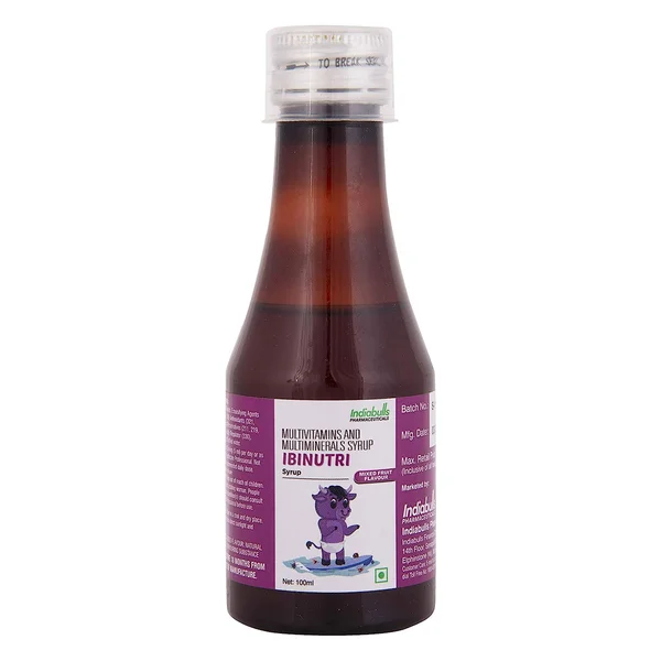 Ibinutri Mixed Fruit Syrup 100 ml, Pack of 1 Liquid