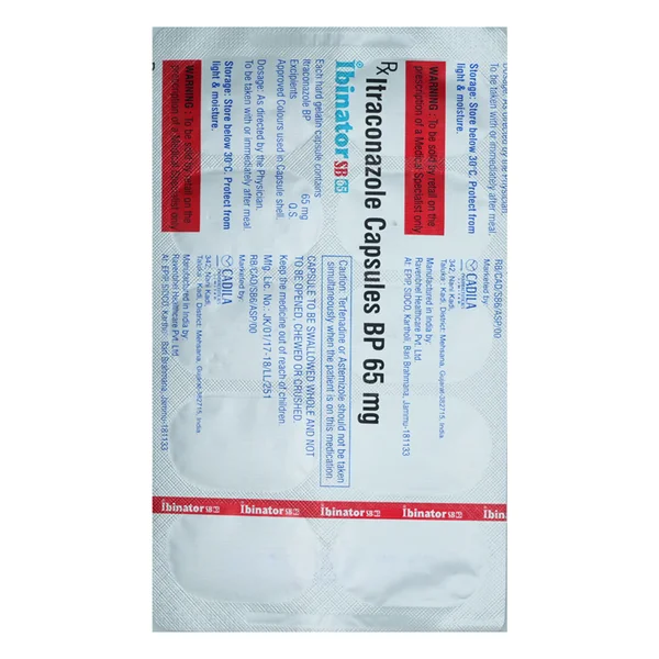 Ibinator SB 65 Capsule 10's