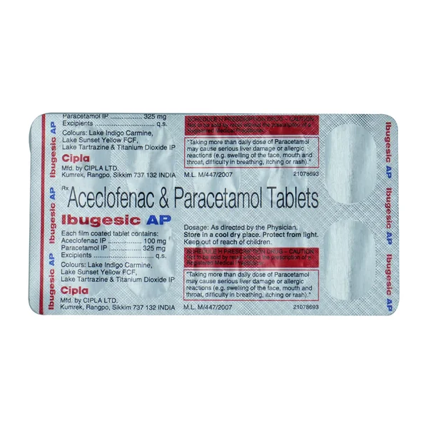 Ibugesic AP Tablet 10's, Pack of 10 TABLETS