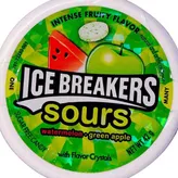 Ice Breakers Sugar Free Sours Green Apple Watermelon Mouth Freshner, 42 gm, Pack of 1