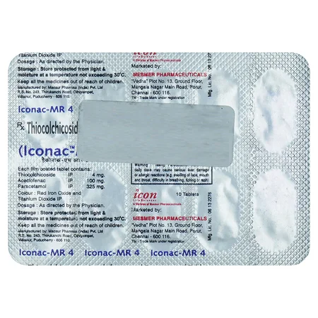 Iconac-MR 4 Tablet 10's