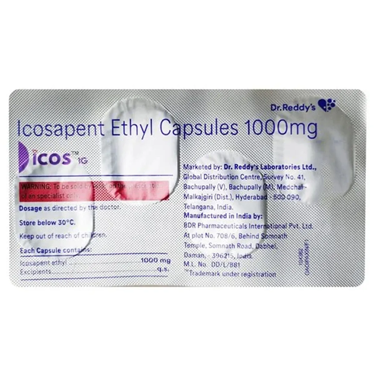 ICOS 1G Capsule | Uses, Side Effects, Price | Apollo Pharmacy