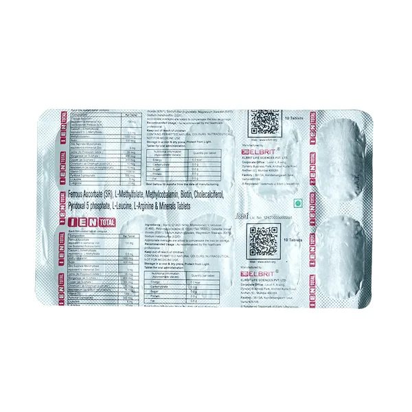 Ien Total Tablet 10's