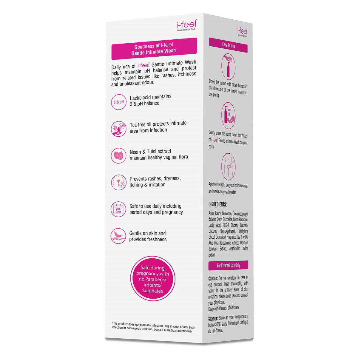 I-Feel Gentle Intimate Wash, 100 ml, Pack of 1 I-Feel Gentle Intimate Wash, 100 ml, Pack of 1