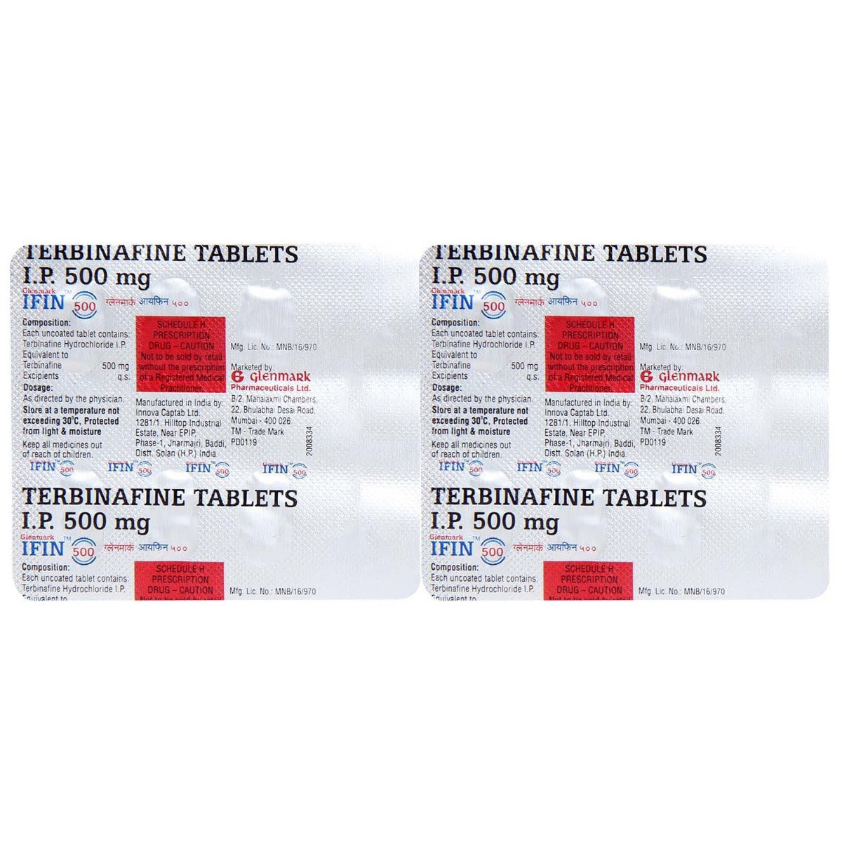 Ifin 500 Tablet 7's, Pack of 7 TABLETS Ifin 500 Tablet 7's, Pack of 7 TABLETS