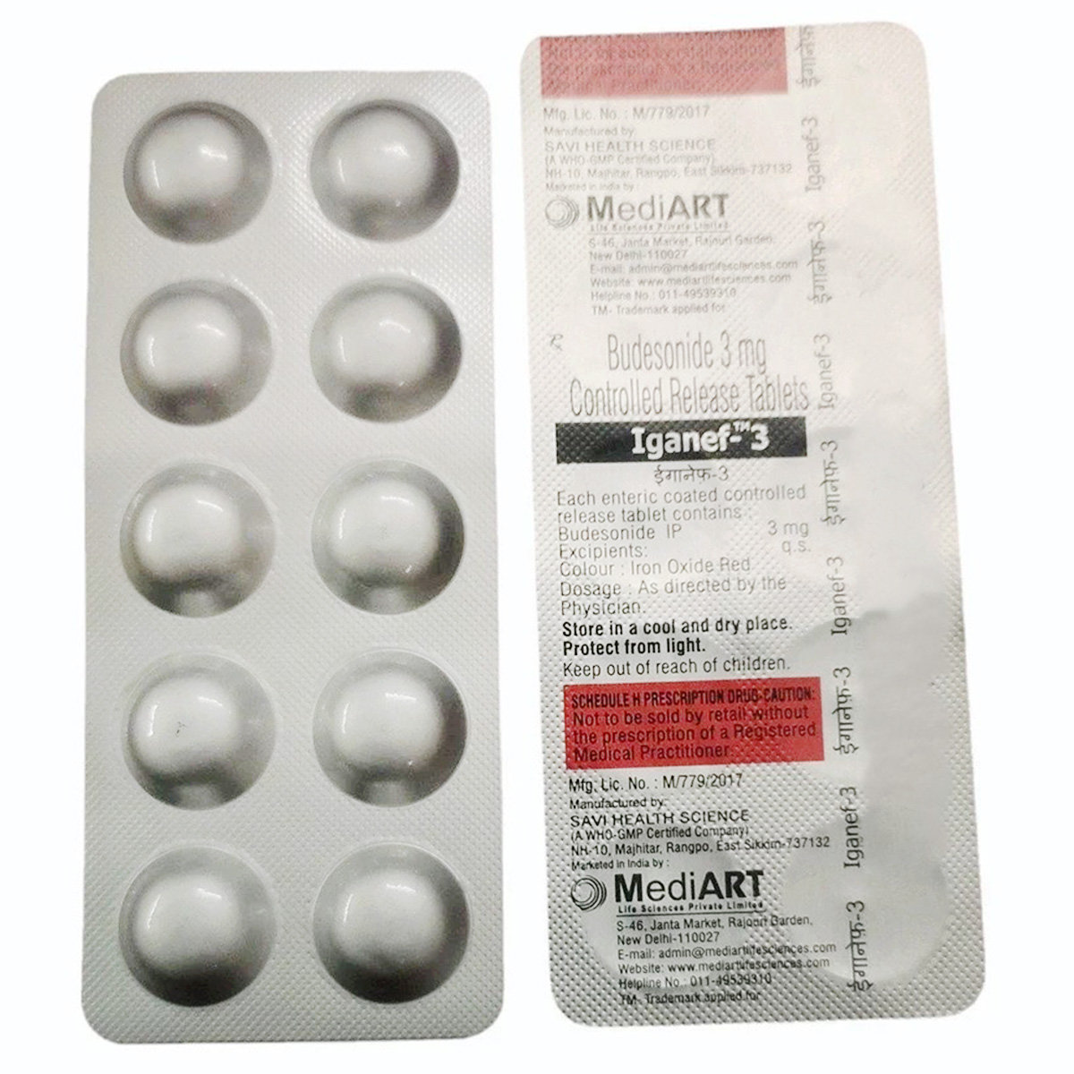 Iganef-3 Tablet 10's, Pack of 10 TabletS Iganef-3 Tablet 10's, Pack of 10 TabletS