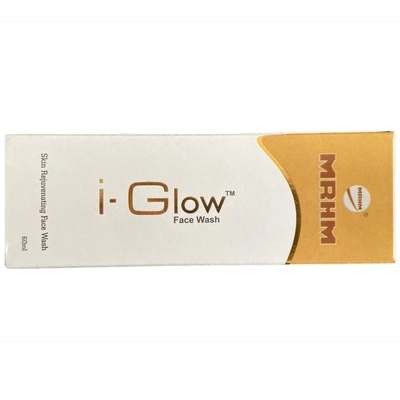 I-Glow Face Wash 60 ml | Vitamin E &amp; Pine Bark Extract | Cleanses &amp; Rejuvenates Skin, Pack of 1