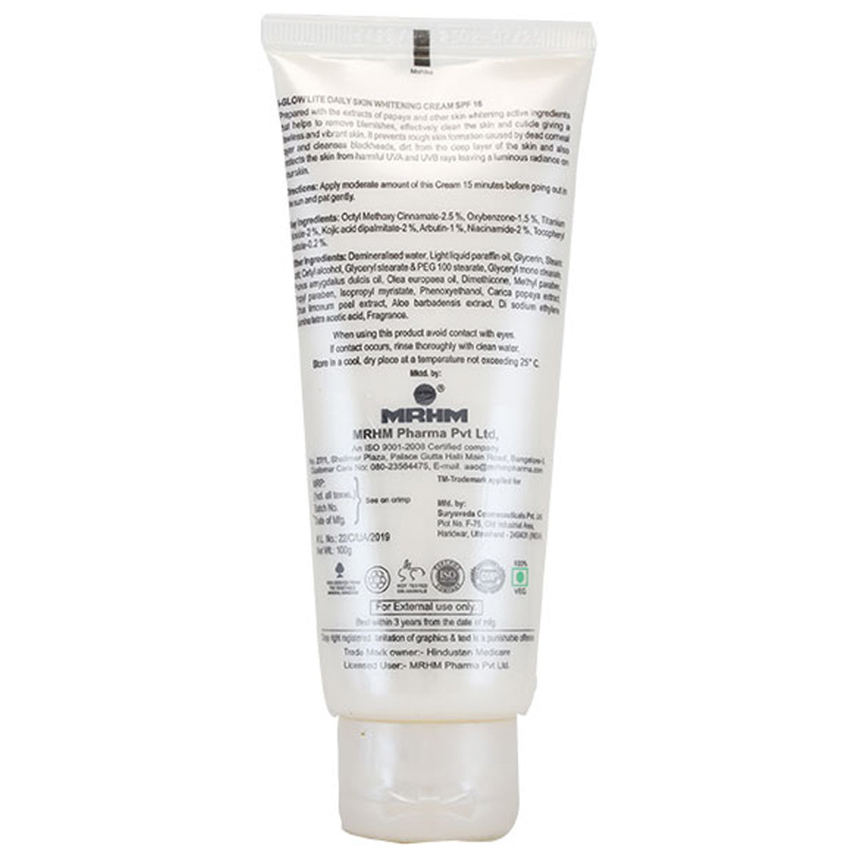 I-Glow Lite Daily Skin Whitening Spf 16 Cream 100 gm, Pack of 1 I-Glow Lite Daily Skin Whitening Spf 16 Cream 100 gm, Pack of 1