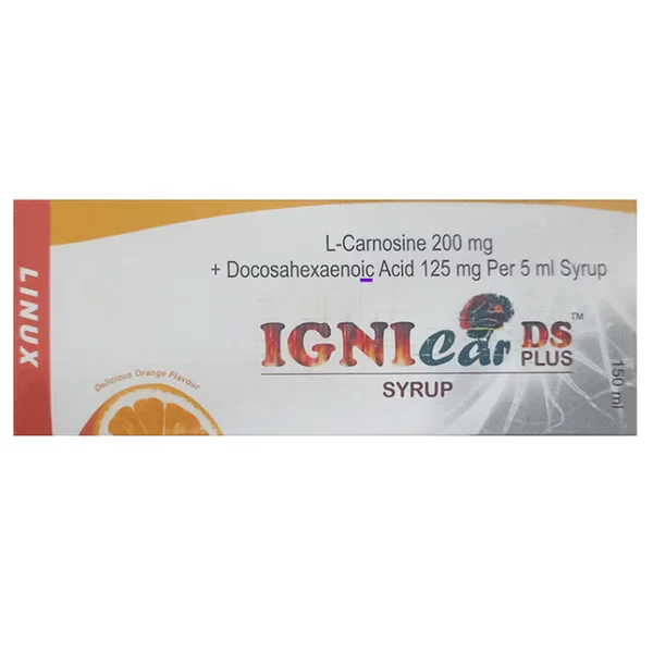 Ignicar DS Plus Orange Flavour Syrup 150 ml