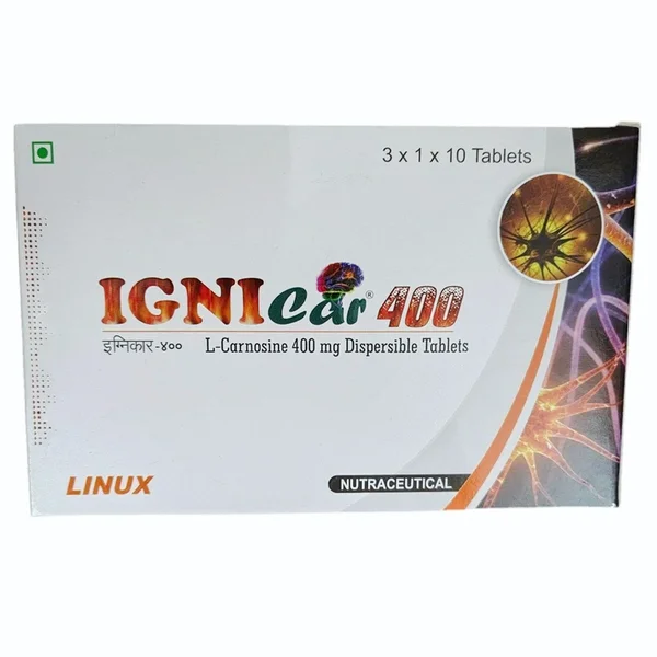 Ignicar 400 Tablet 10's, Pack of 10 TabletS