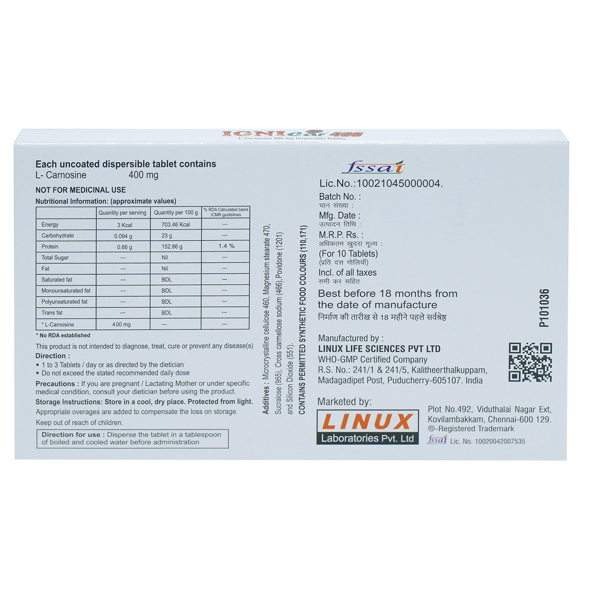 Ignicar 400 Tablet 10's, Pack of 10 TabletS Ignicar 400 Tablet 10's, Pack of 10 TabletS