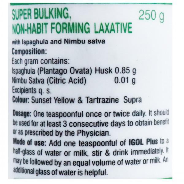 Igol Plus Delicious Orange Lemon Flavour Powder, 250 gm Price, Uses