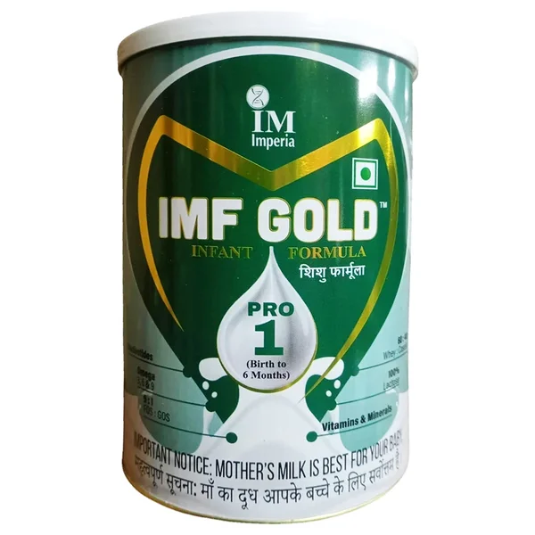 IMF Gold Pro Stage 1 Infant Formula Powder, 400 gm Tin