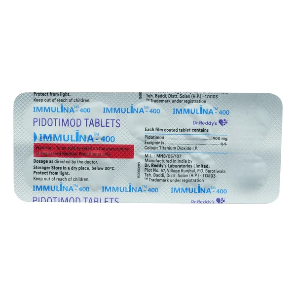Immulina-400 Tablet 10's, Pack of 10 TABLETS