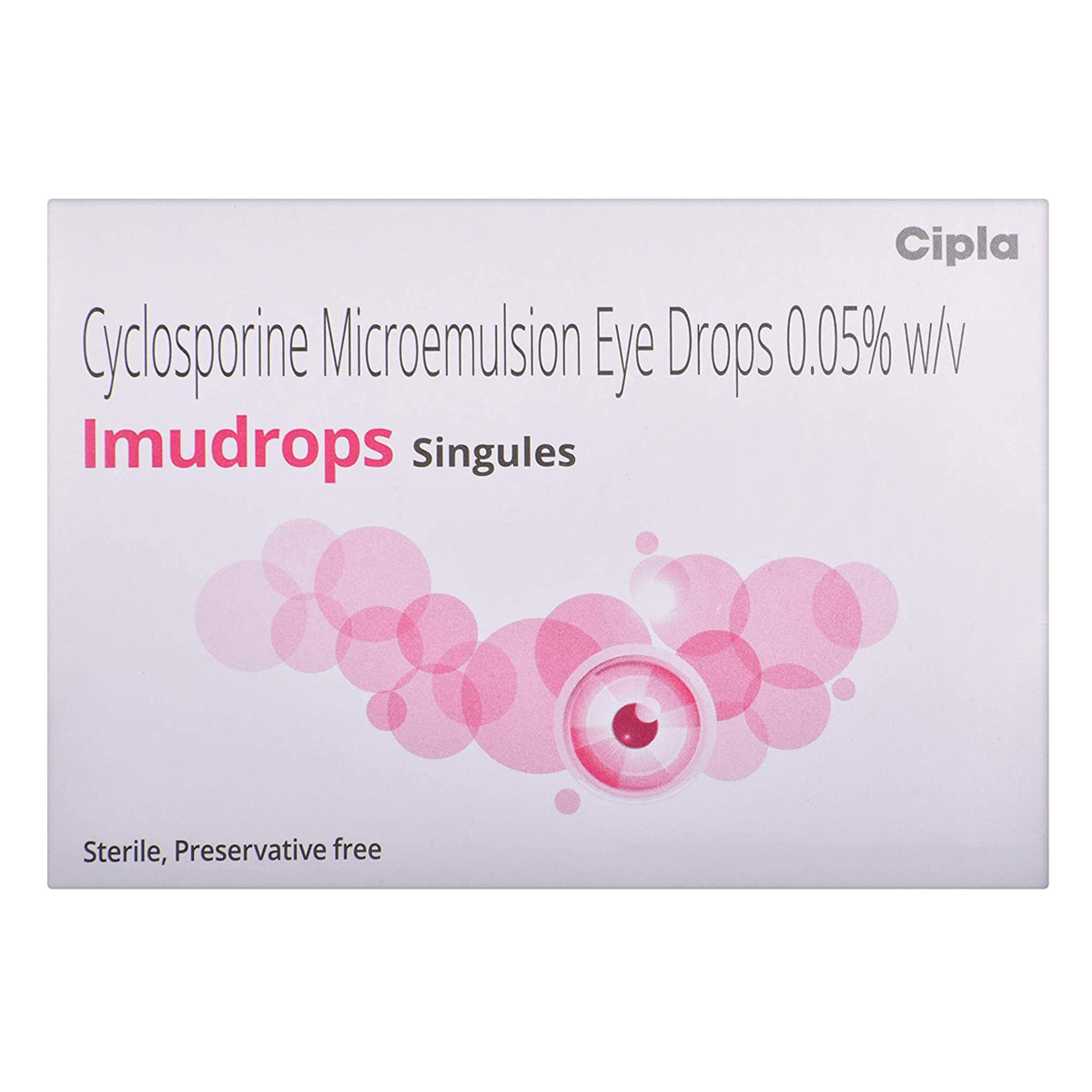 Imudrops Singules Eye Drop 0.5 ml, Pack of 1 Eye Drops Imudrops Singules Eye Drop 0.5 ml, Pack of 1 Eye Drops
