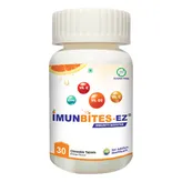 Imunbites-Ez Sugar Free Orange Flav Chewable, 30 Tablets, Pack of 1