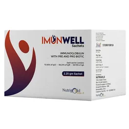 Buy Imunwell Sachet 10*2.25 gm | 19 Minutes Delivery | Apollo Pharmacy