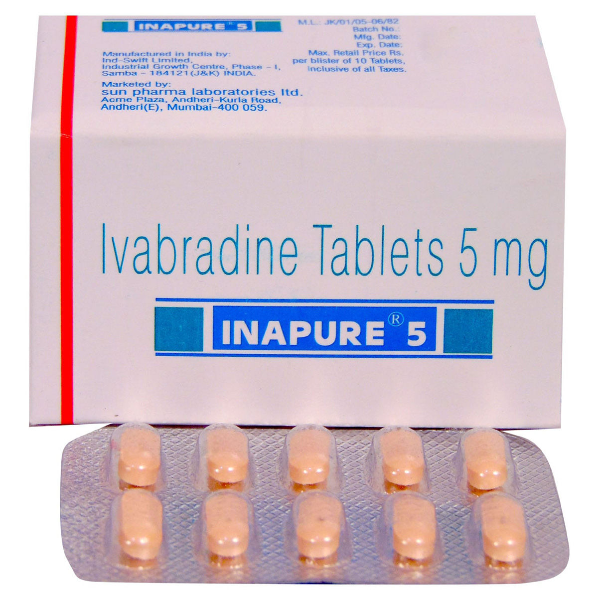 Buy Inapure 5 Tablet 10's Online