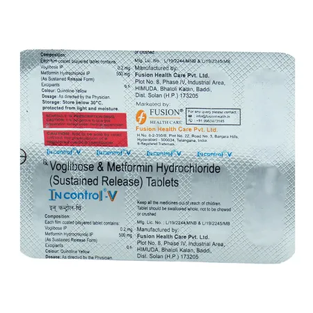 Incontrol-V Tablet 10's