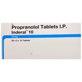 Inderal 10 Tablet 15's, Pack of 15 TABLETS