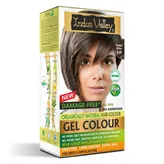 Indus Valley Organically Natural Gel Medium Brown 4.0 Hair Color, 200 ml, Pack of 1