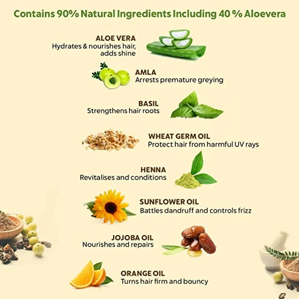 Indus Valley Organically Natural Gel Light Brown 1.0 Hair Color, 200 ml, Pack of 1